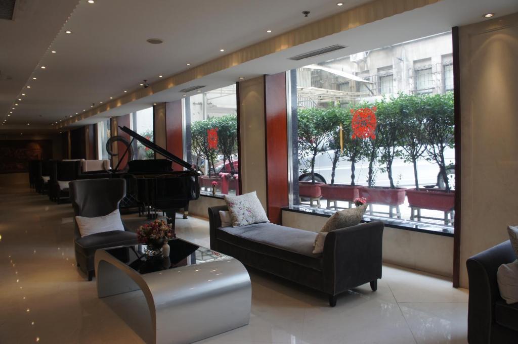 Shanghai Baron Business Bund Hotel Habitación foto